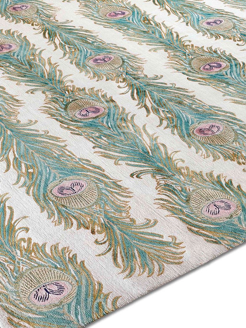 Feathers Lane handgemaakt luxe vloerkleed