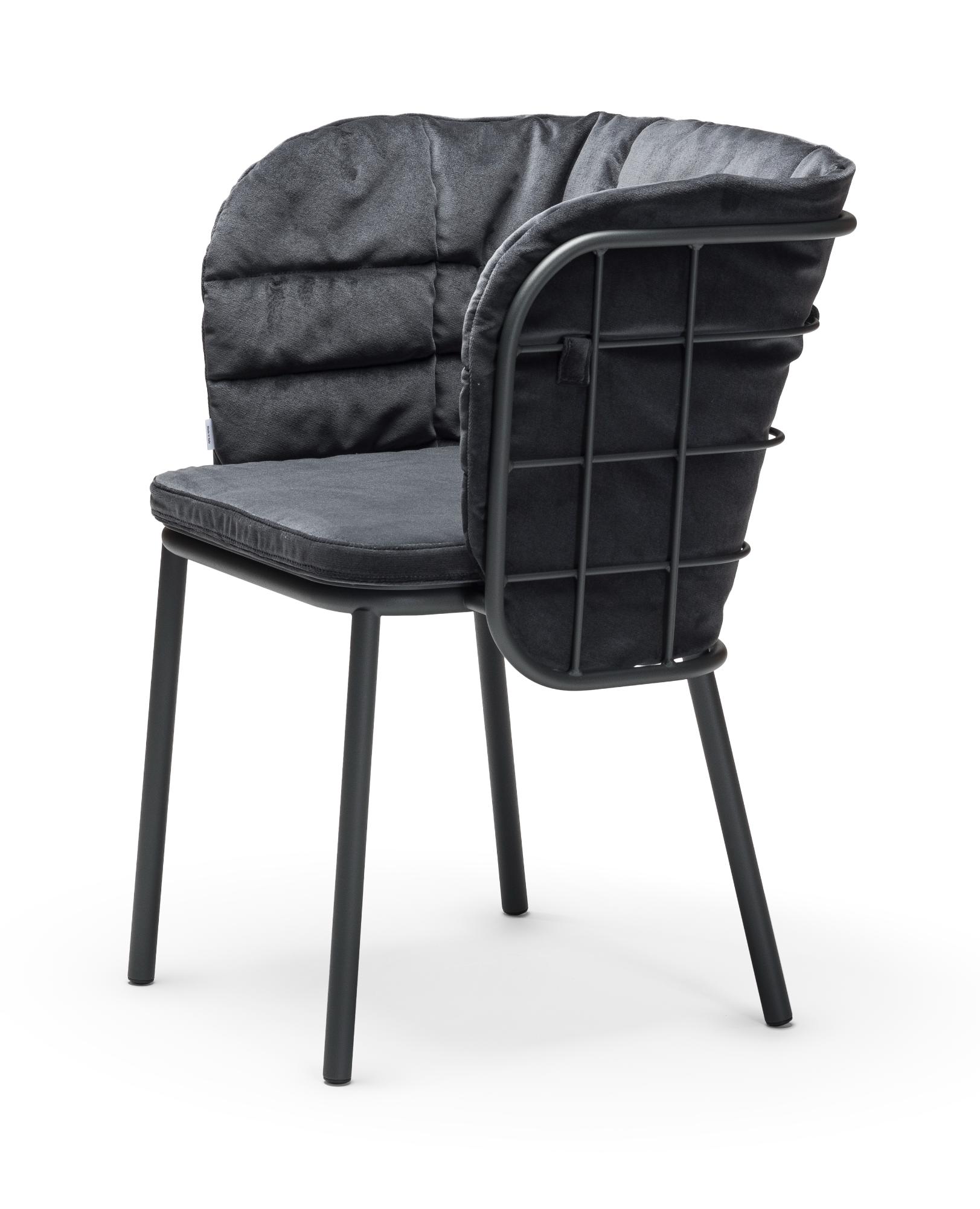Jujube zwarte tuinstoel