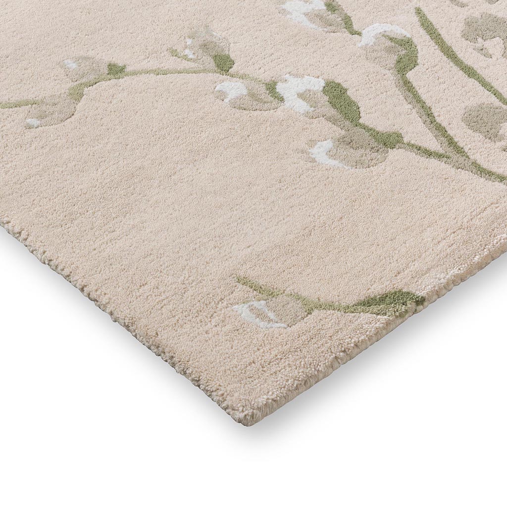 Tapis Pussy Willow vert haie | Taille: 140 × 200 cm