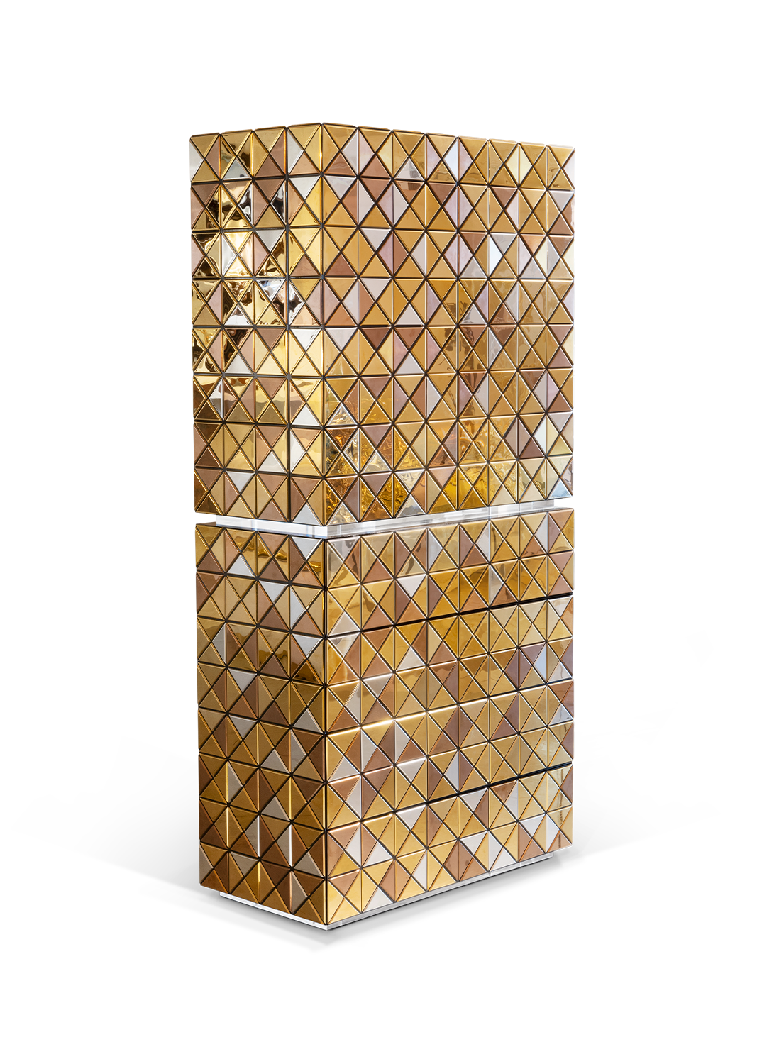 Armoire Mosaic II dorée