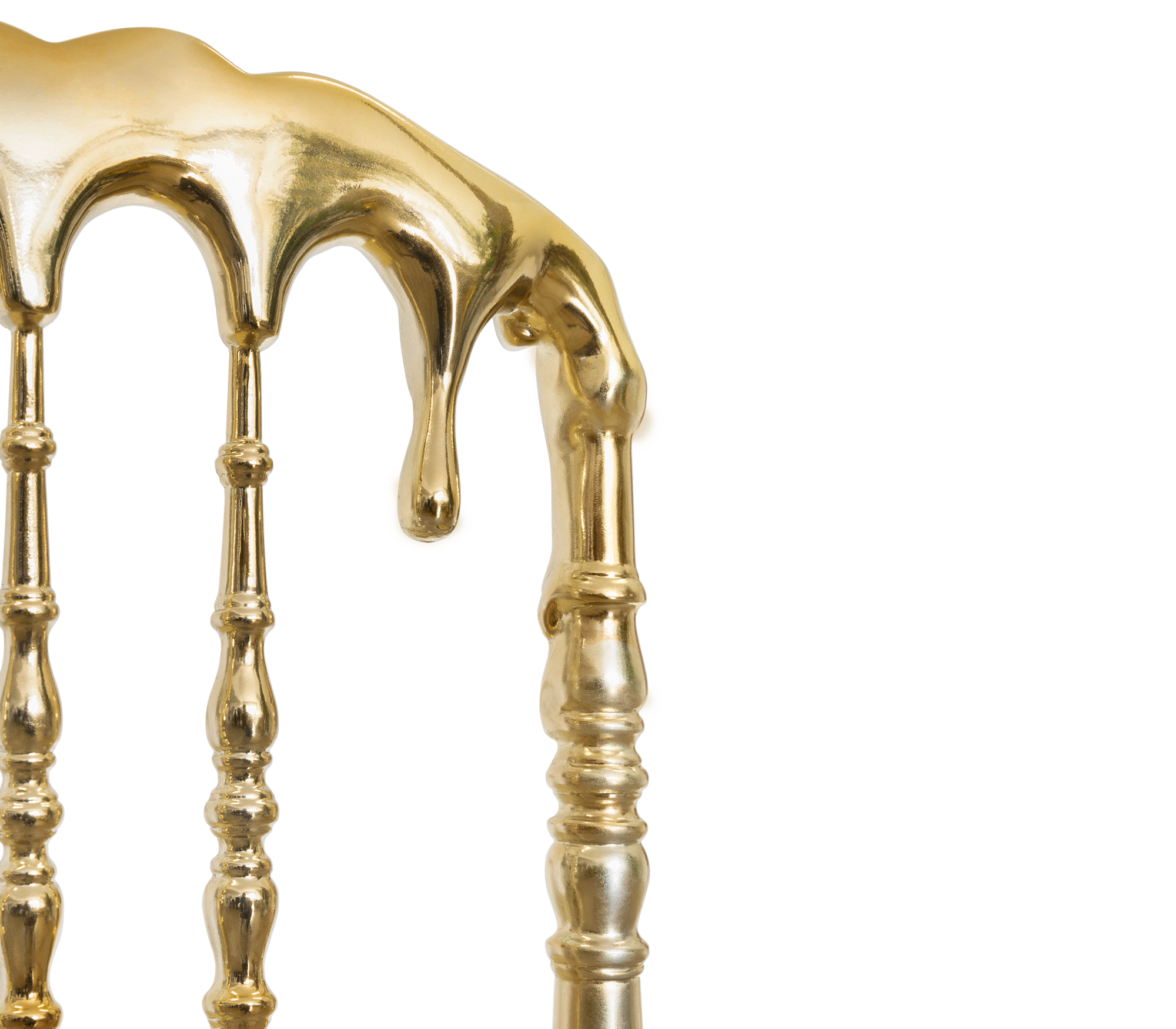 Empyrean gouden accentstoel