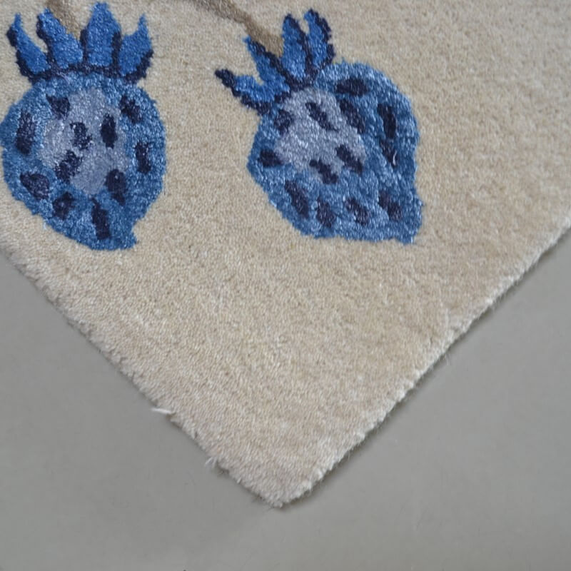 Tapis Wild Strawberry crème | Taille: 250 × 350 cm