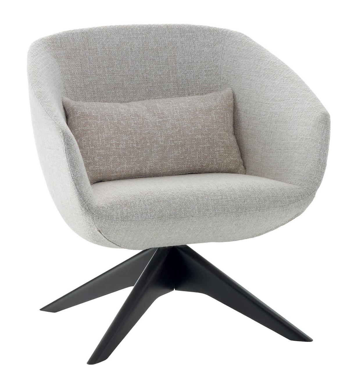 Fauteuil pivotant Mya gris
