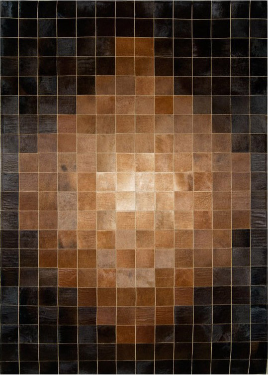 Tapis en peau de vache Florina