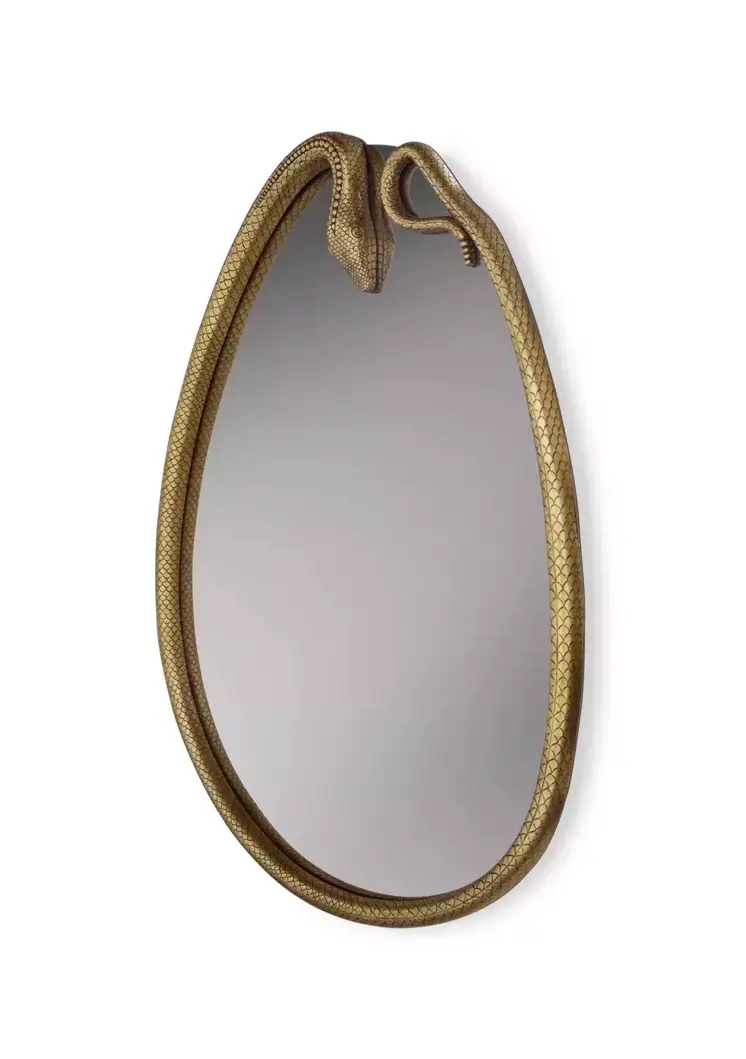 Miroir mural Serpentine en forme de poire