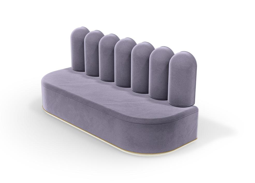 Pluizige wolk II knuffel bank