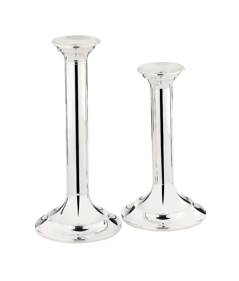 Bougeoir argenté Column | Dimensions: Height 22 cm