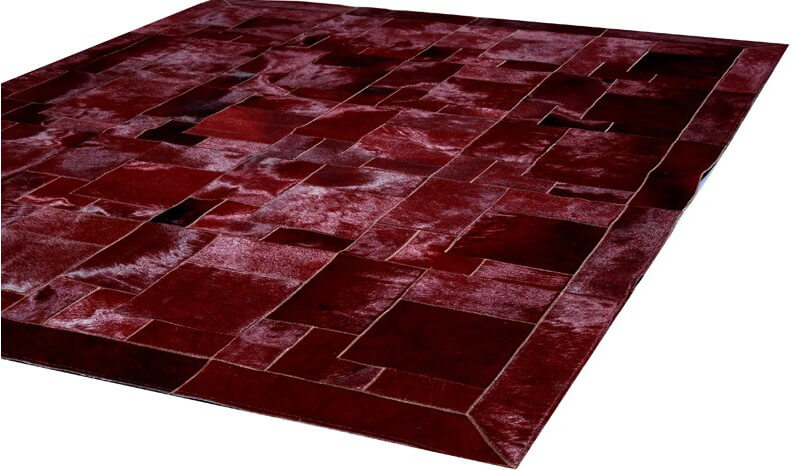 Puzzle koeienhuid tapijt | Maat: 140 × 180 cm