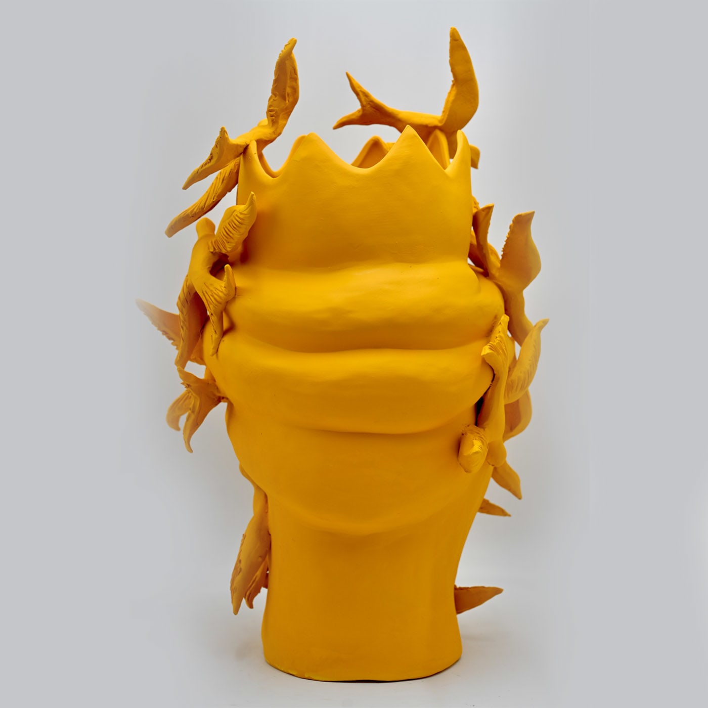 Sculpture orange Moorkop