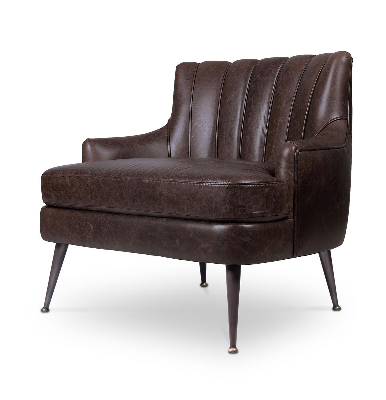 Fauteuil en cuir