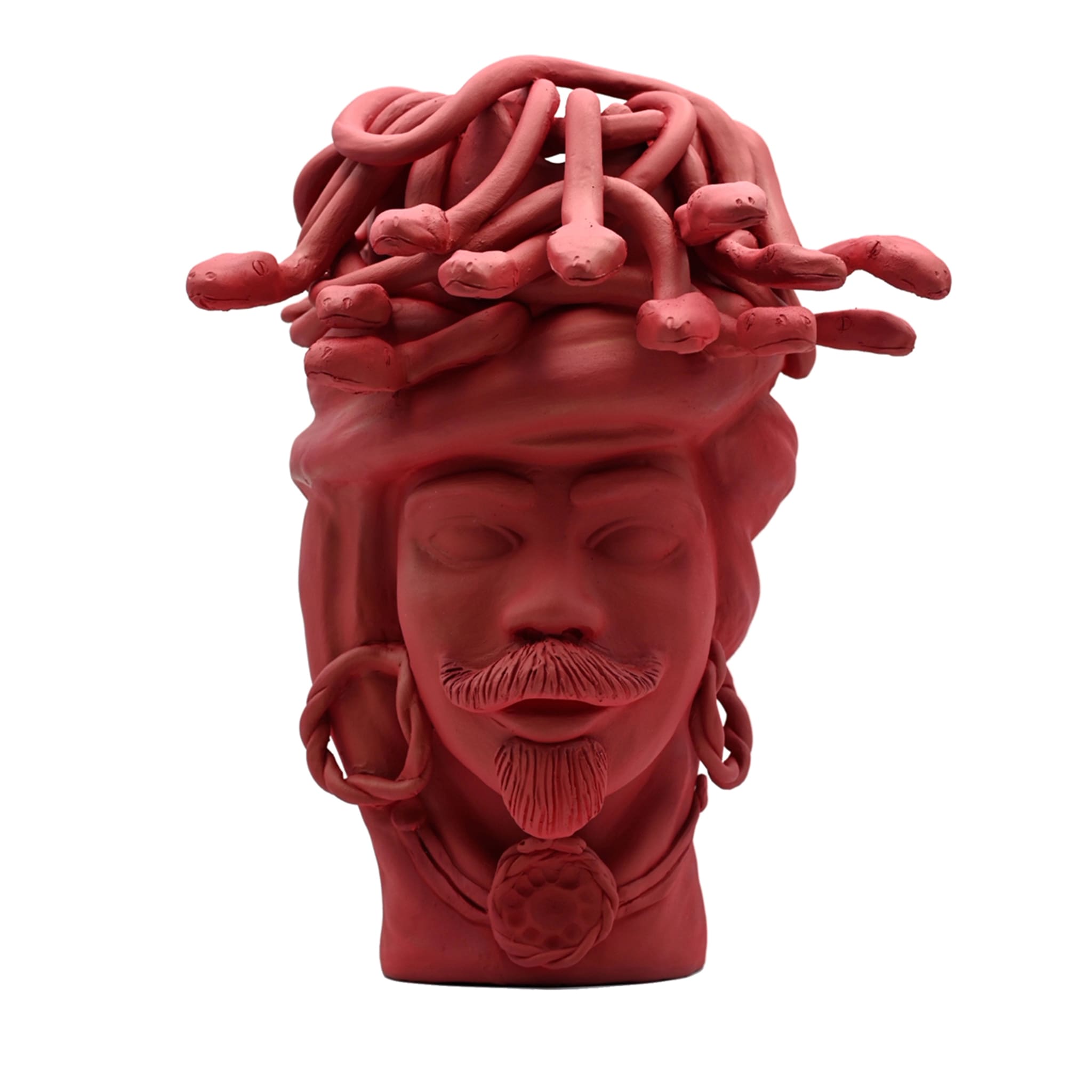 Moorkop handgemaakte sculptuur