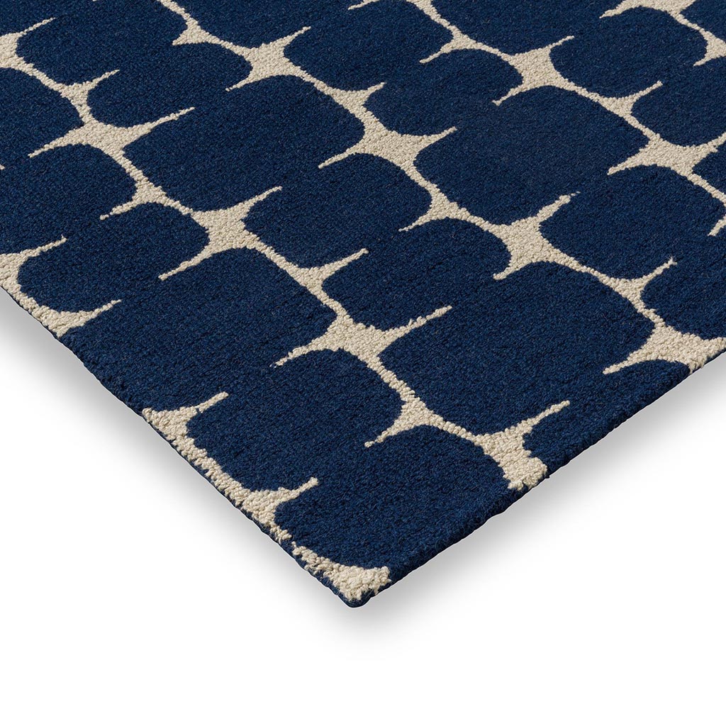Little Lohko indigo tapijt | Maat: 120 × 180 cm