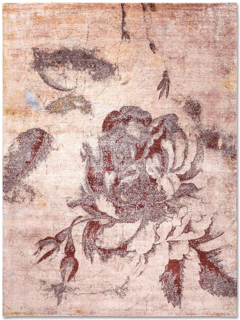 Tapis tissé main Flowers