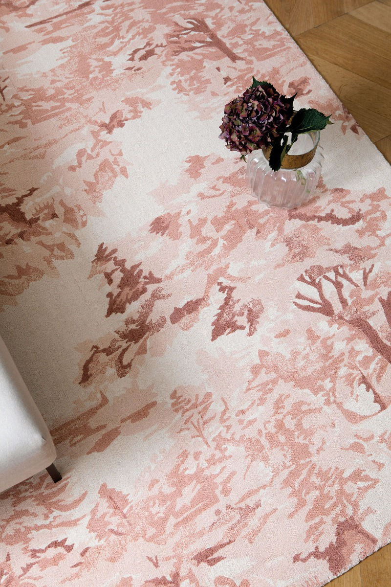 Tapis Landscape rose clair