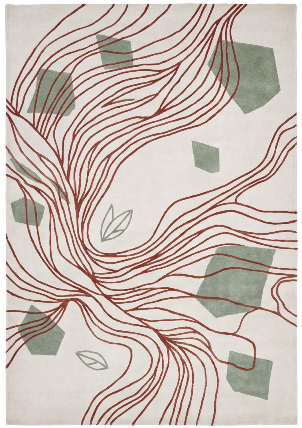 Flowing Lines vloerkleed