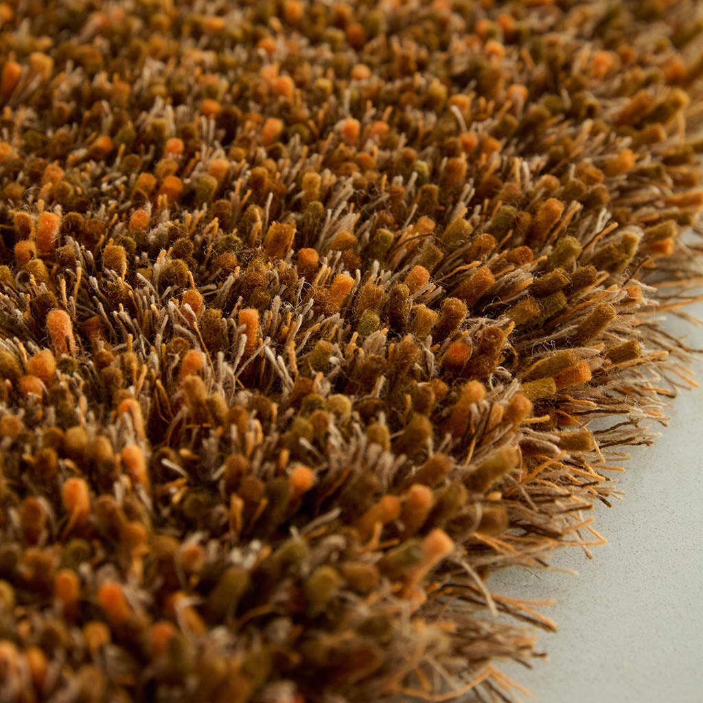 Sprout Burnt Tangerine luxe vloerkleed | Maat: 170 × 240 cm