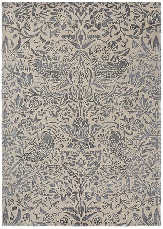 Tapis Pure Strawberry Thief encre | Taille: 170 × 240 cm