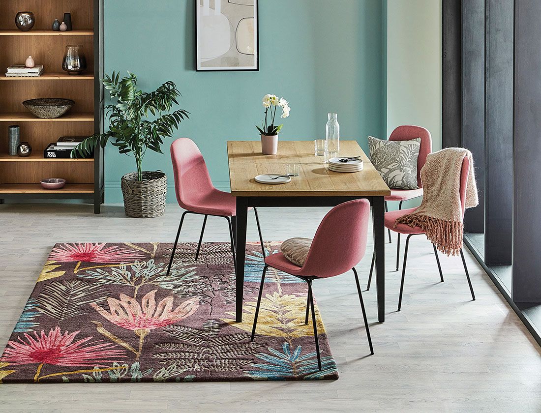 Yassuni cerise tapijt | Maat: 170 × 240 cm