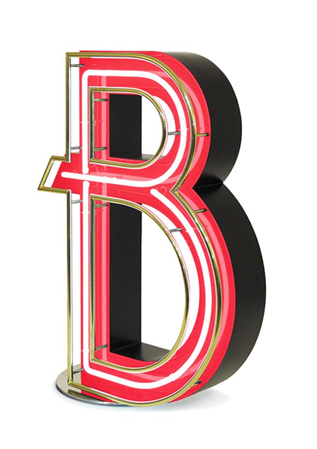 Bold letter B