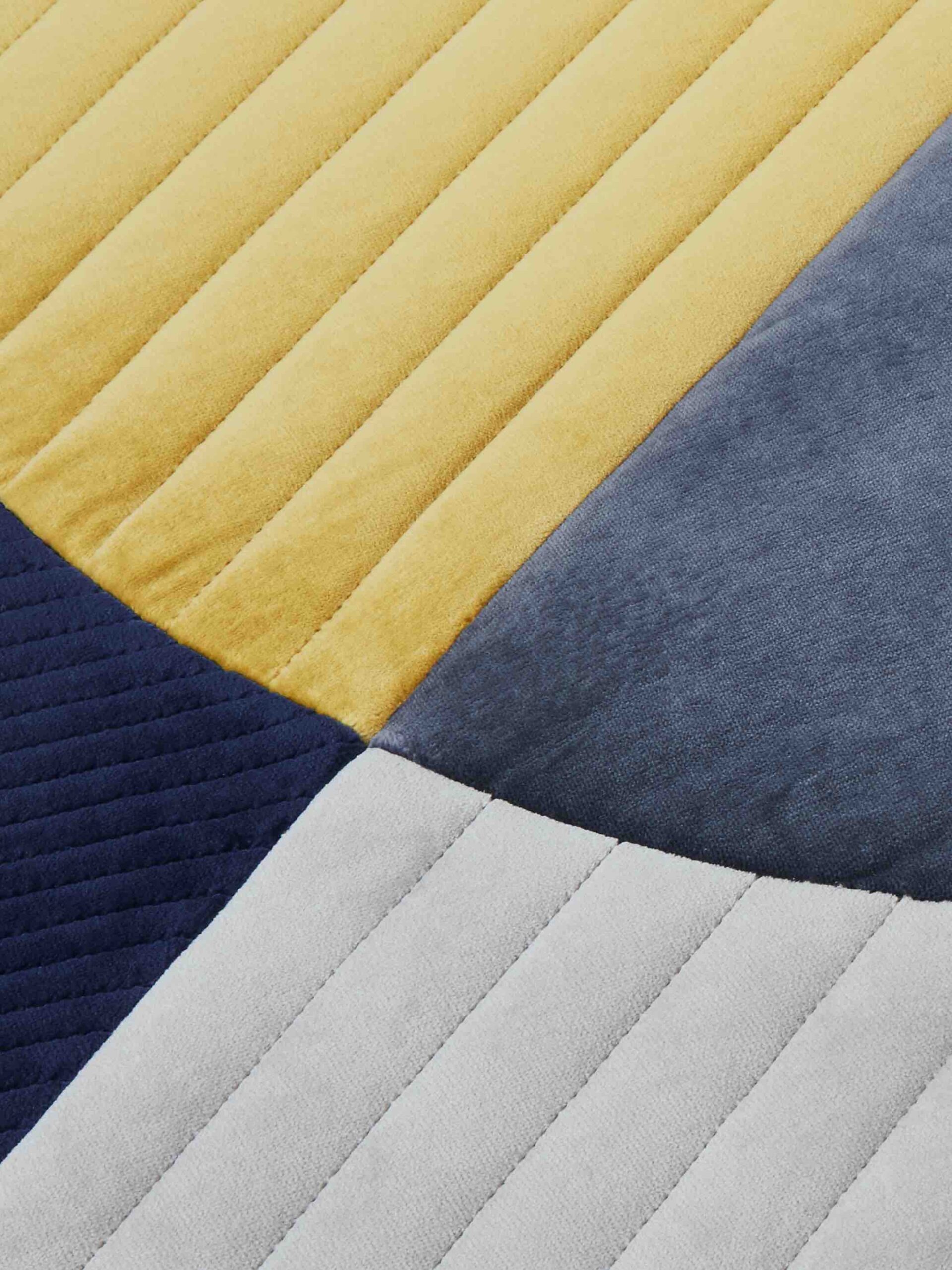 Mondrian handgeweven vloerkleed