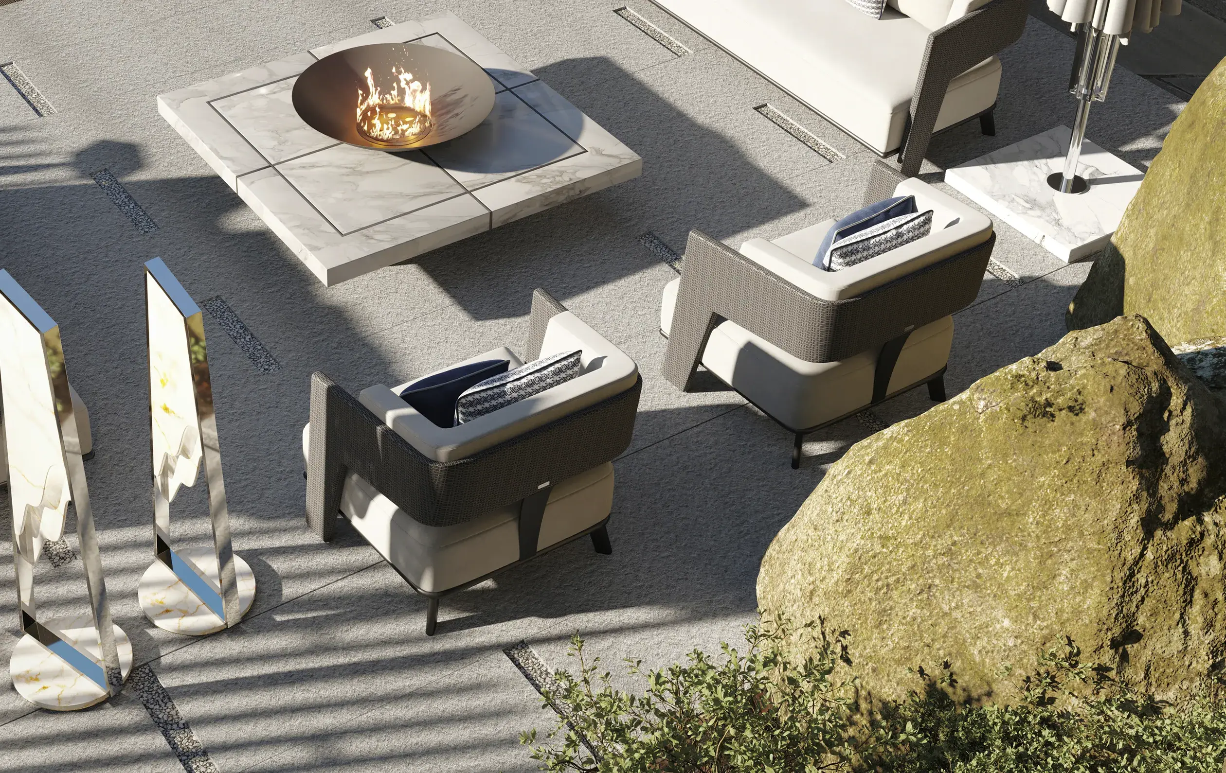Crown grijze fauteuil - 1