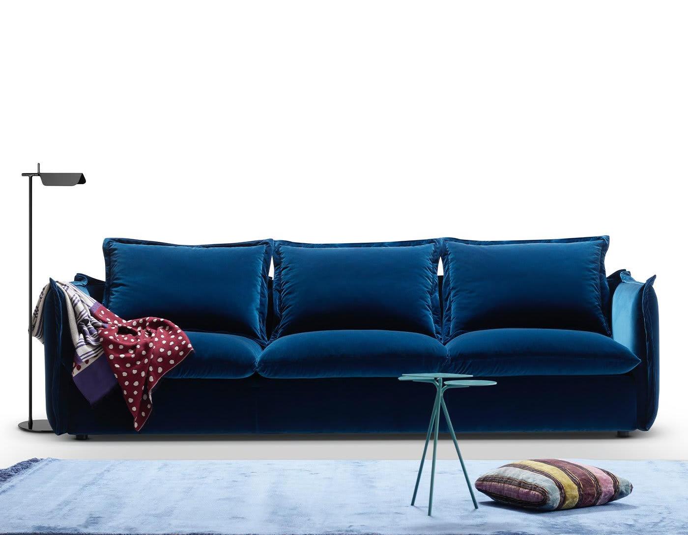 Canapé bleu foncé Knit