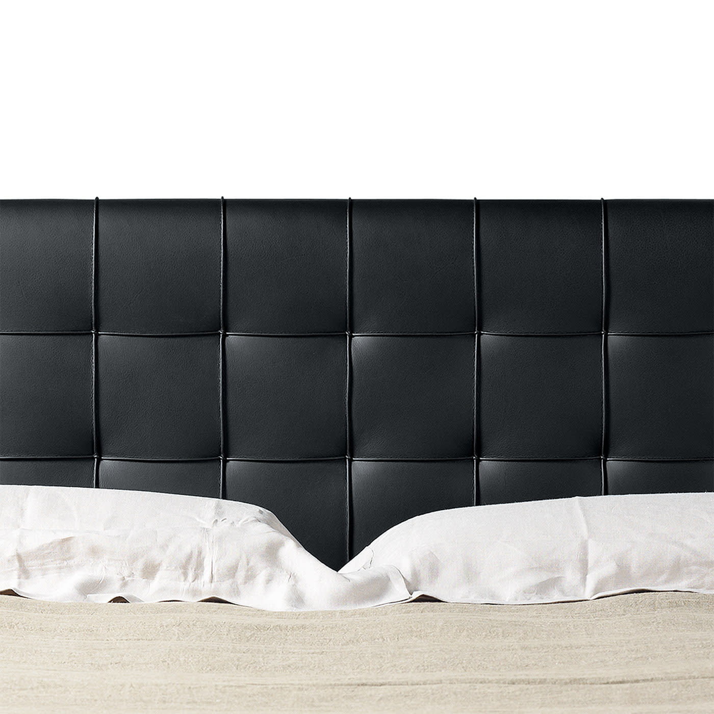 Sig.re grijs Italiaans bed | Kleur: Pelle Pandora 622