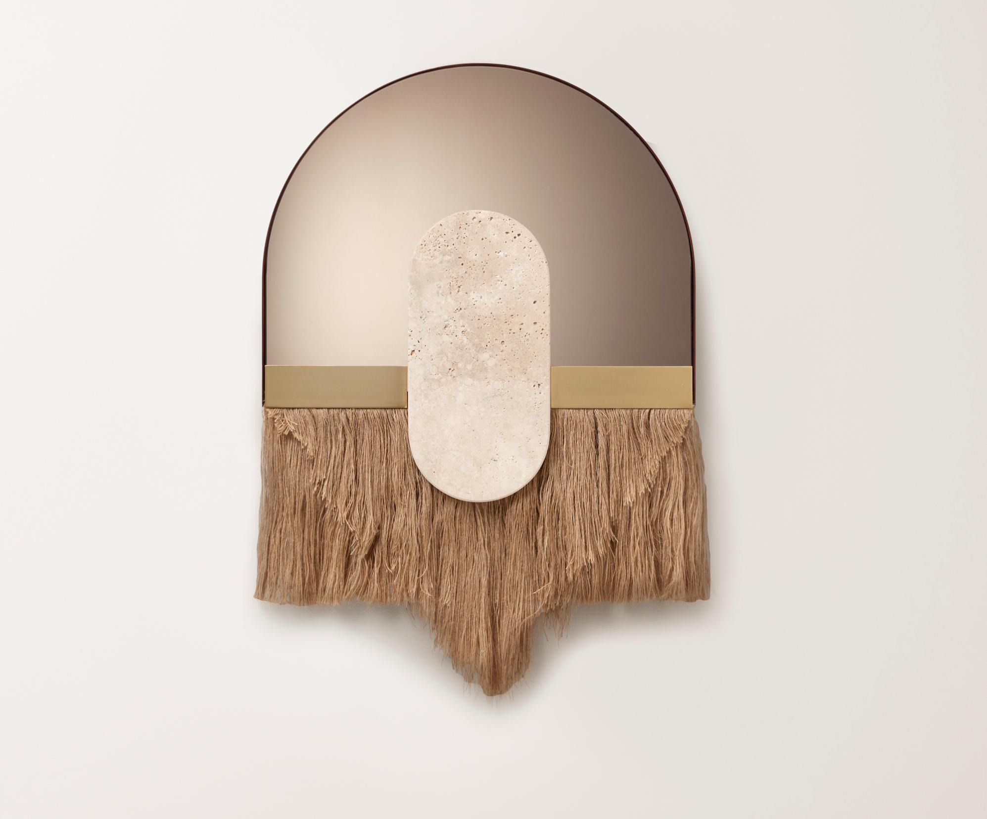Miroir mural décoratif Souk Ecru Cream