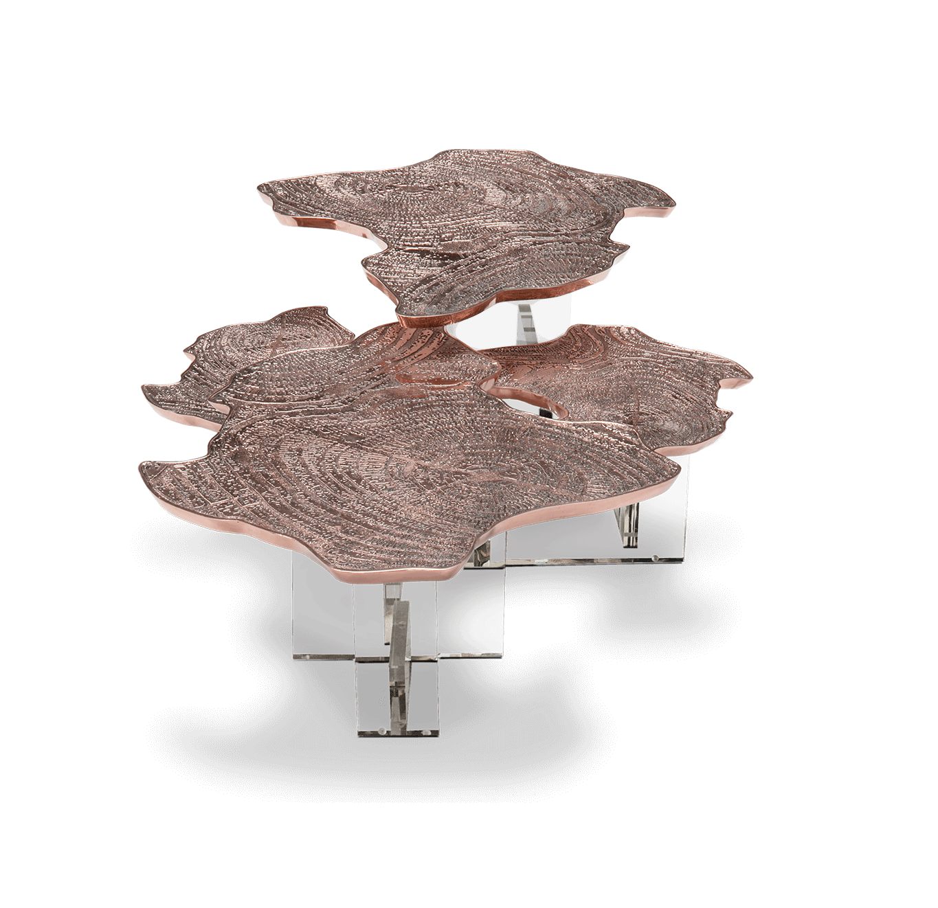 Caspian koperen salontafel