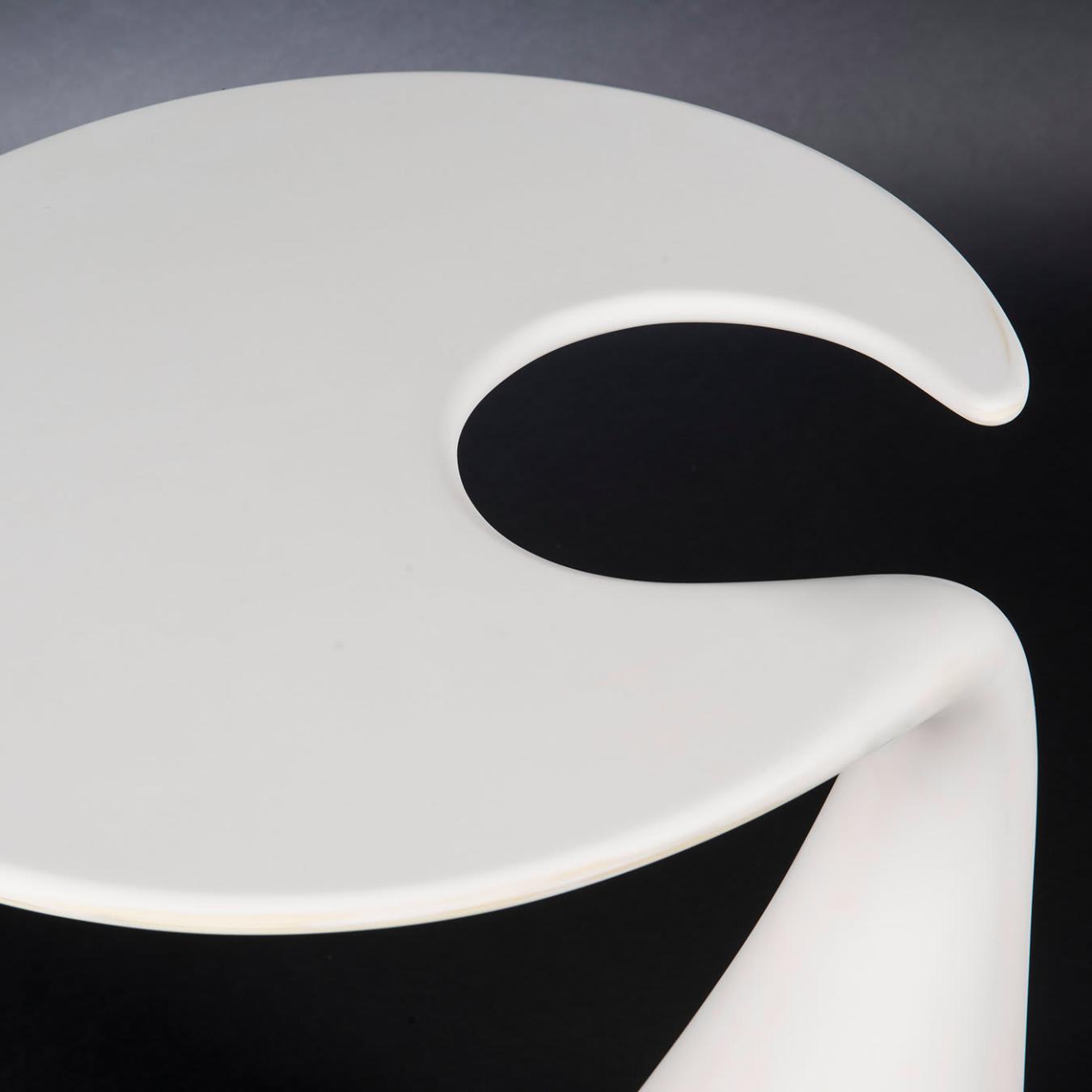 Table d'appoint blanche Milan