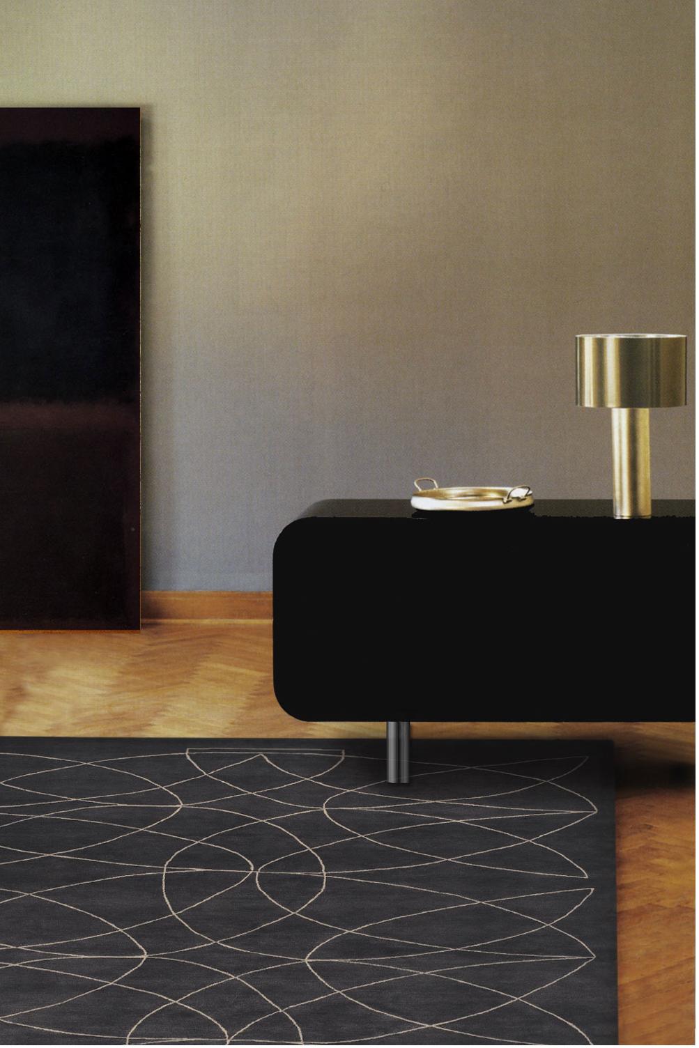 Akana designer handgeknoopt vloerkleed