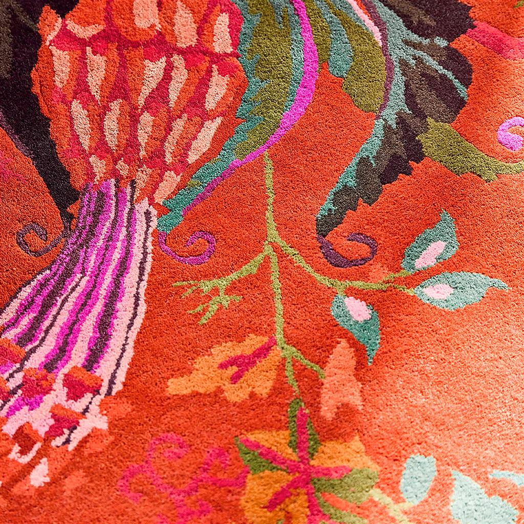 Tapis Wonderland Floral ambre/lavande | Taille: 200 × 280 cm