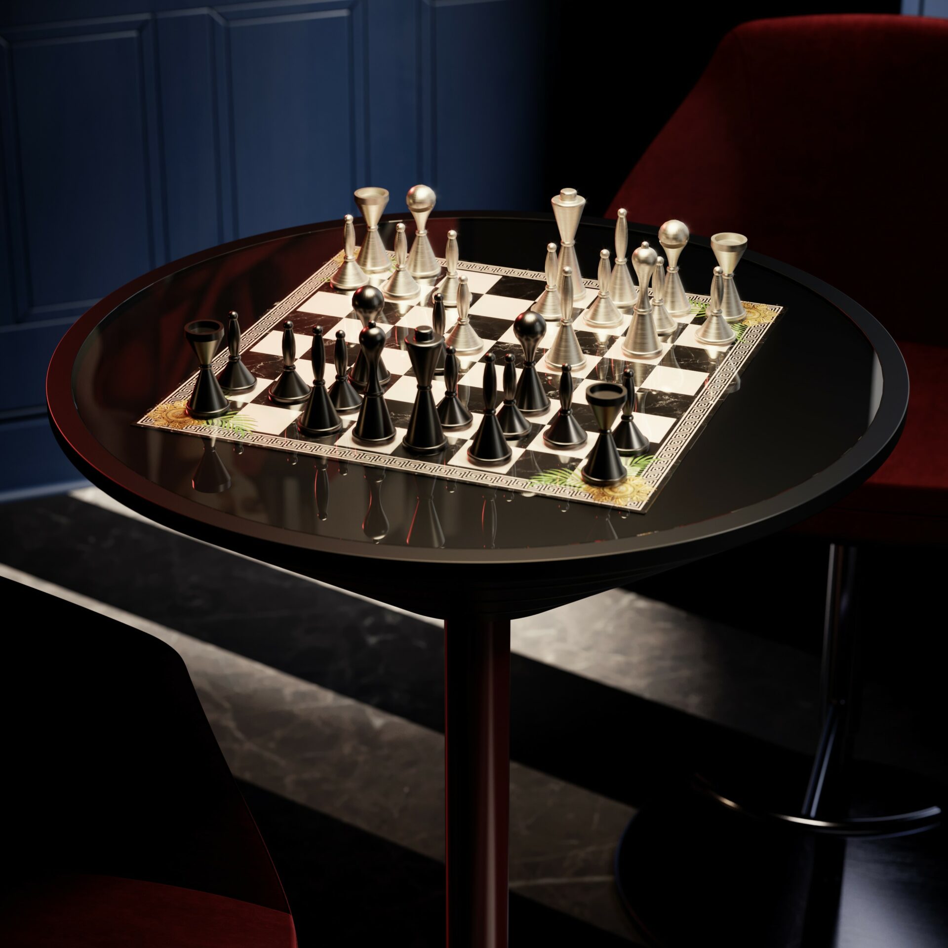 Table Échecs &amp; Backgammon Goemon - 1