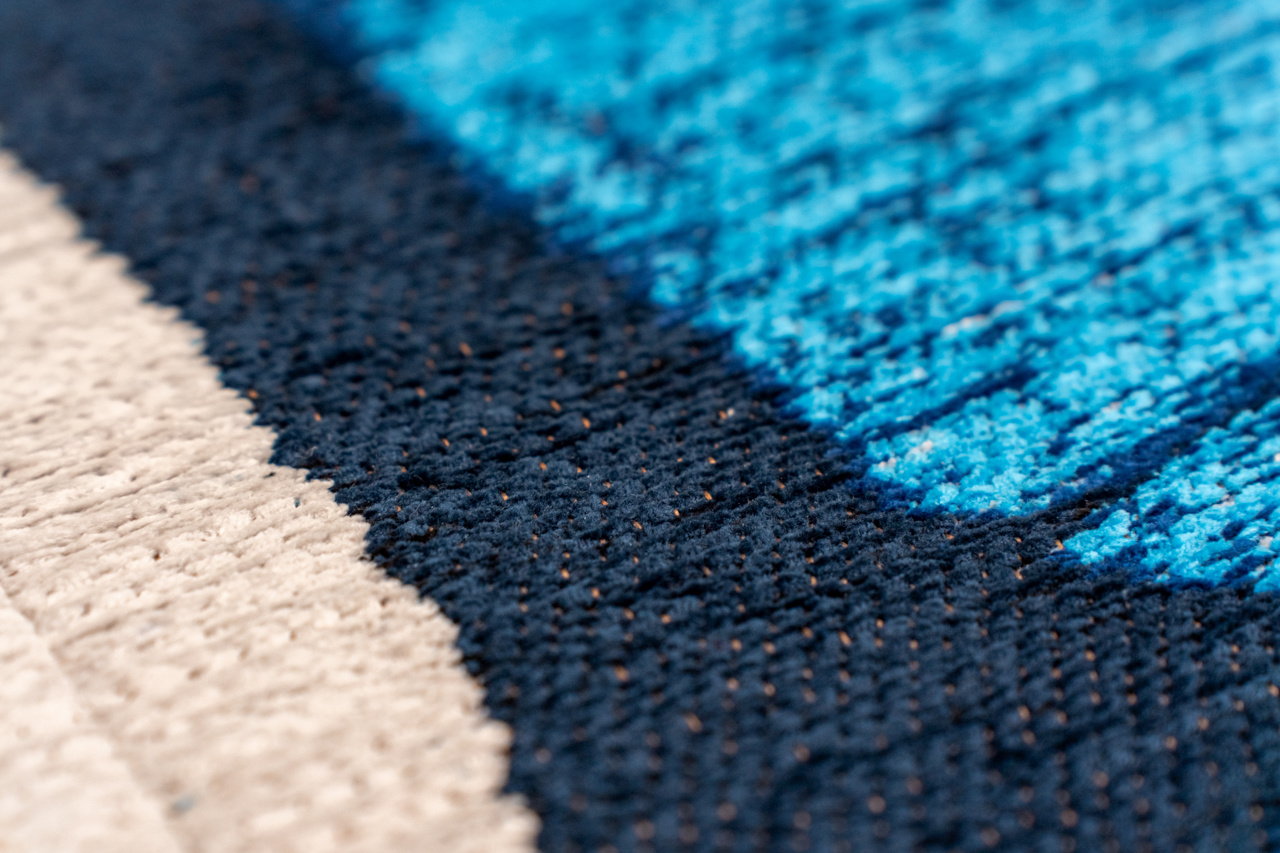 Brush Diva Blue vloerkleed | Maat: 140 × 200 cm