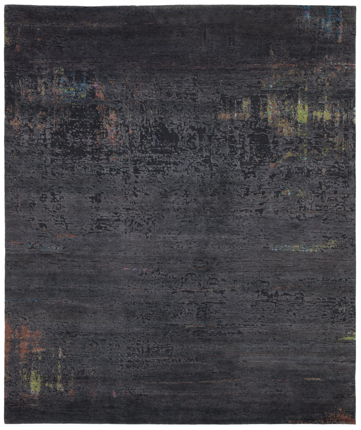 Tapis Artwork 9 multicolore noir