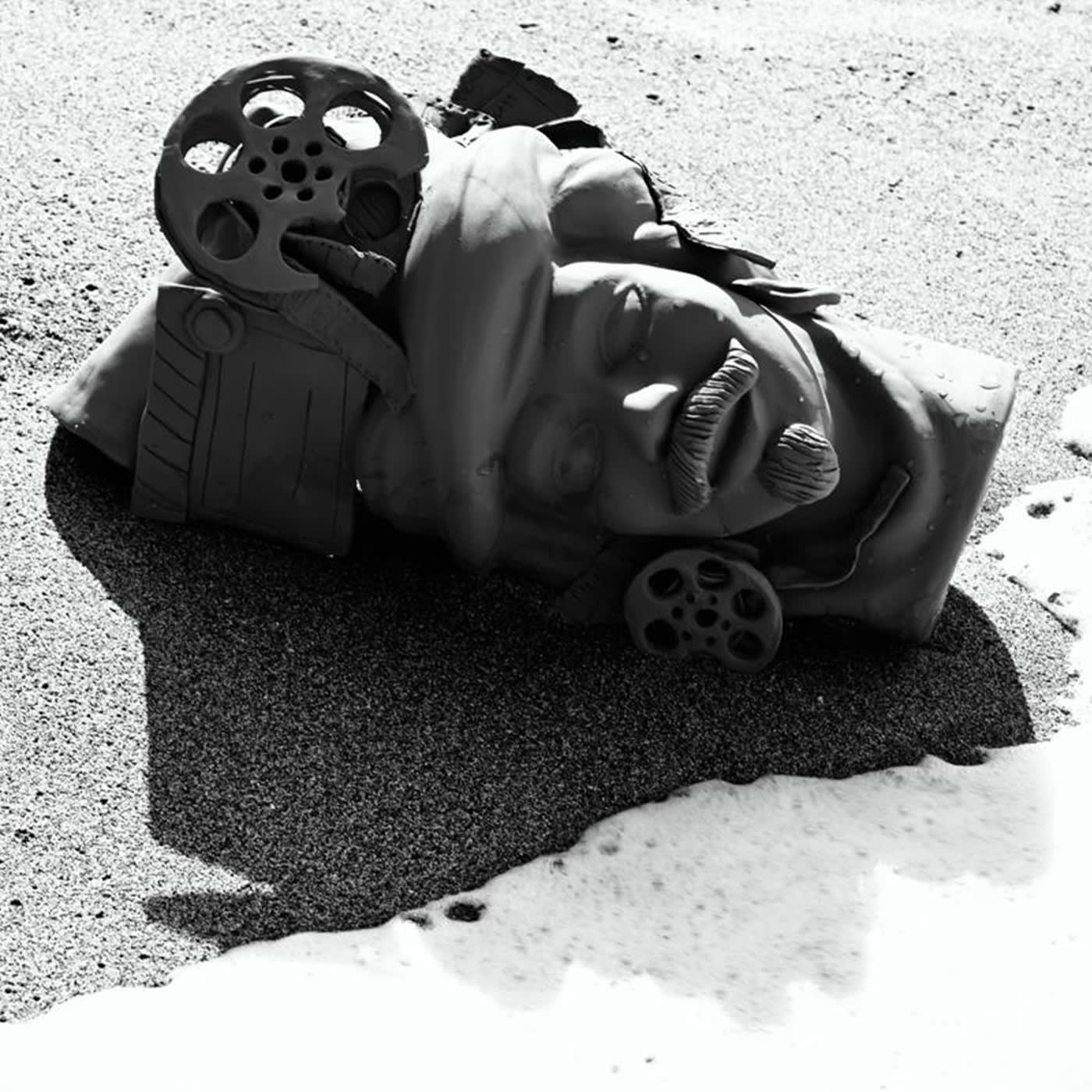 Sculpture grise mate Moorkop