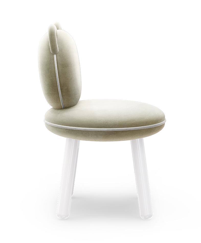 Chaise enfant Ours duveteux crème