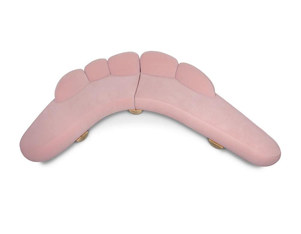 Luxe roze bank