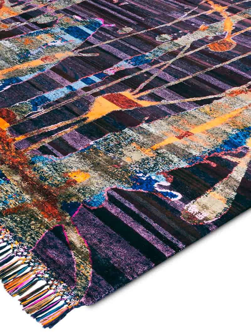 Eco handgemaakt luxe vloerkleed