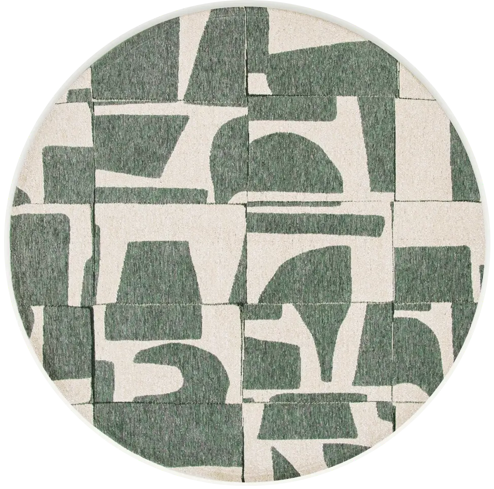 Tapis rond Campanula | Taille: Ø 240 cm