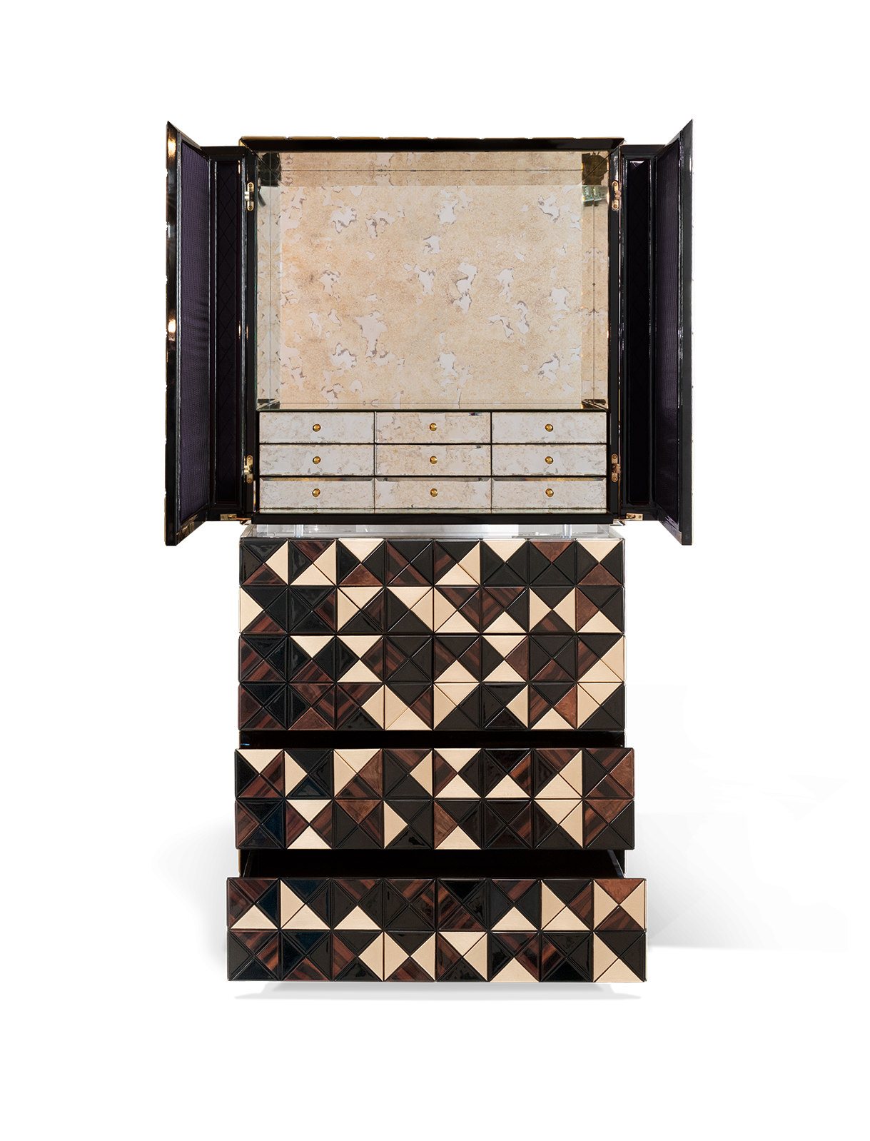 Armoire Mosaic II en noyer