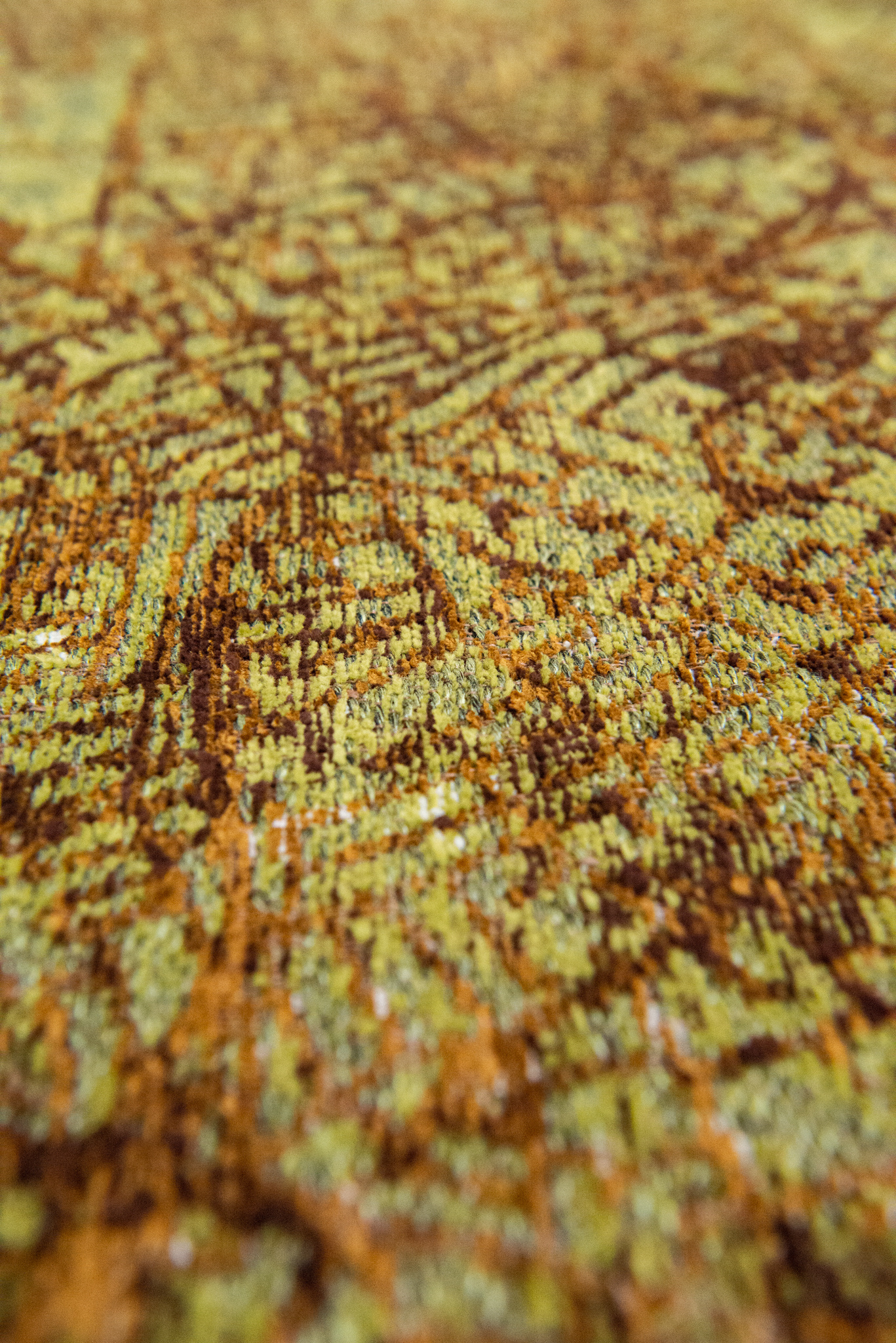 Gatsby Gold rond vloerkleed
