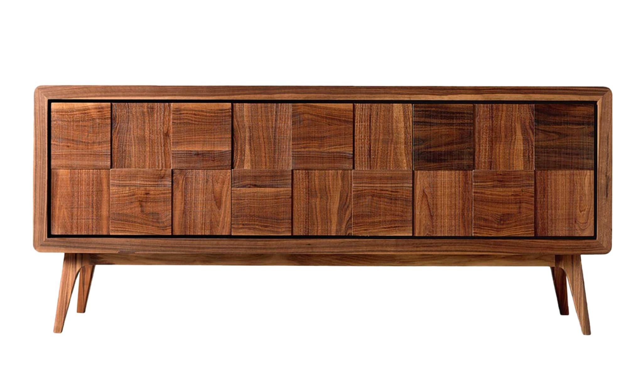 Artes geruit bruin dressoir