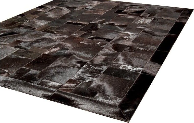 Puzzle koeienhuid tapijt | Maat: 220 × 220 cm