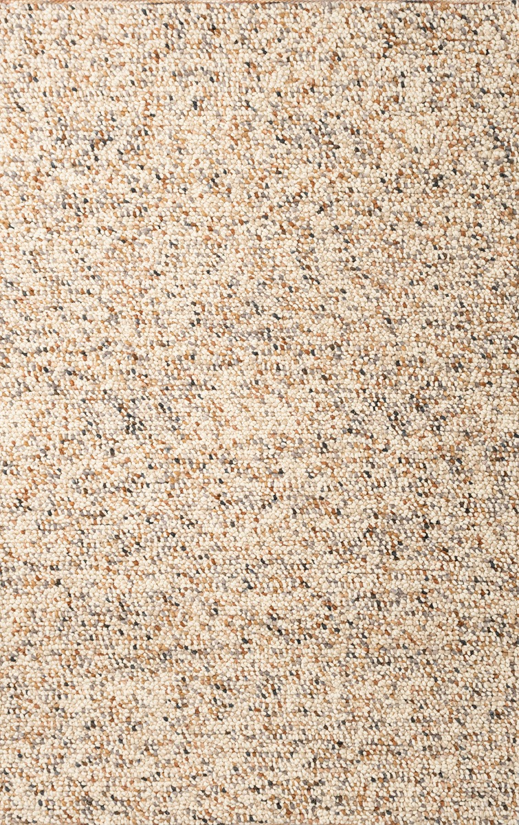 Pebble naturel zand tapijt | Maat: 140 × 200 cm
