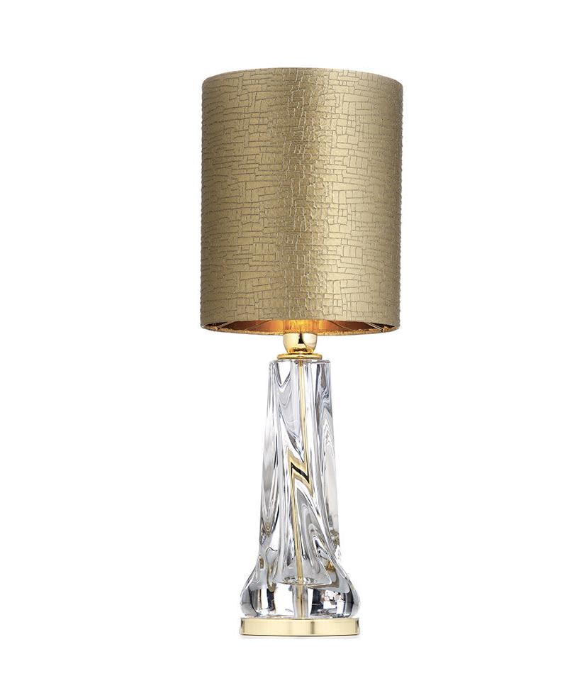 Lampe de table en cristal italien