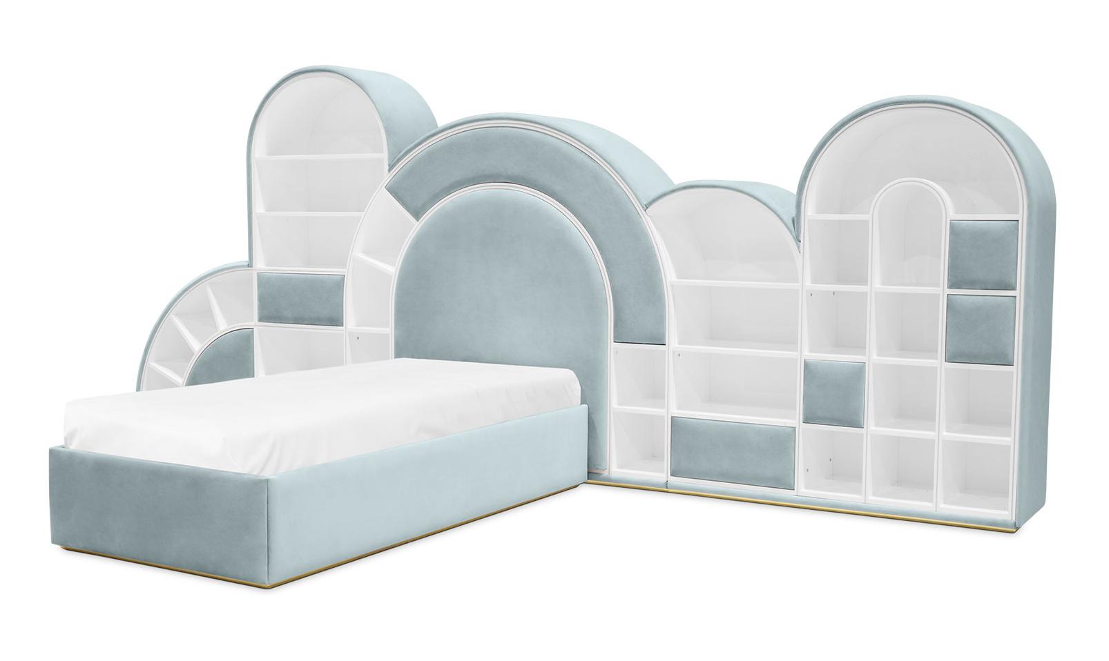 Lit Marshmallow bubble-gum bleu