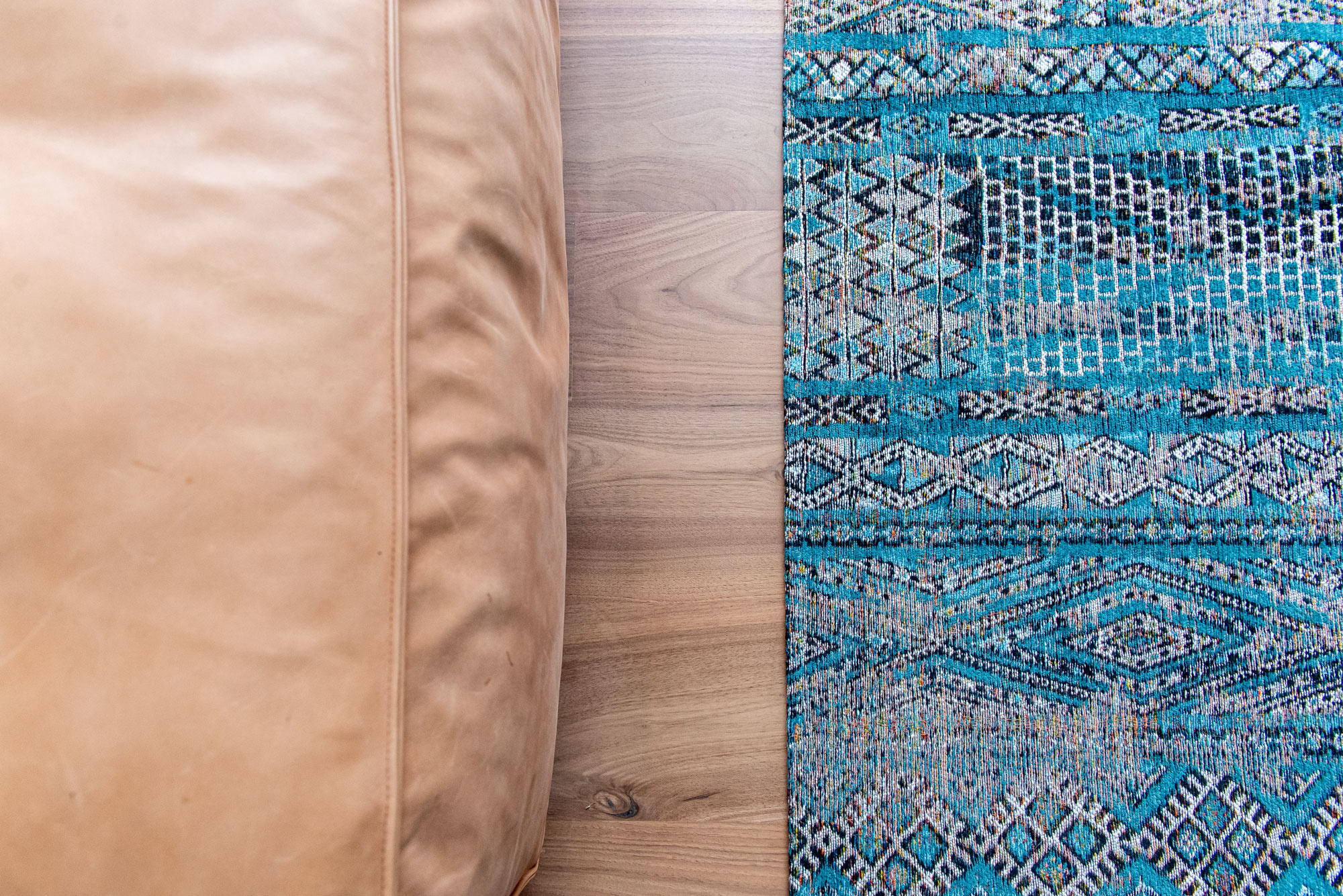 Tapis rond Columbus Gold
