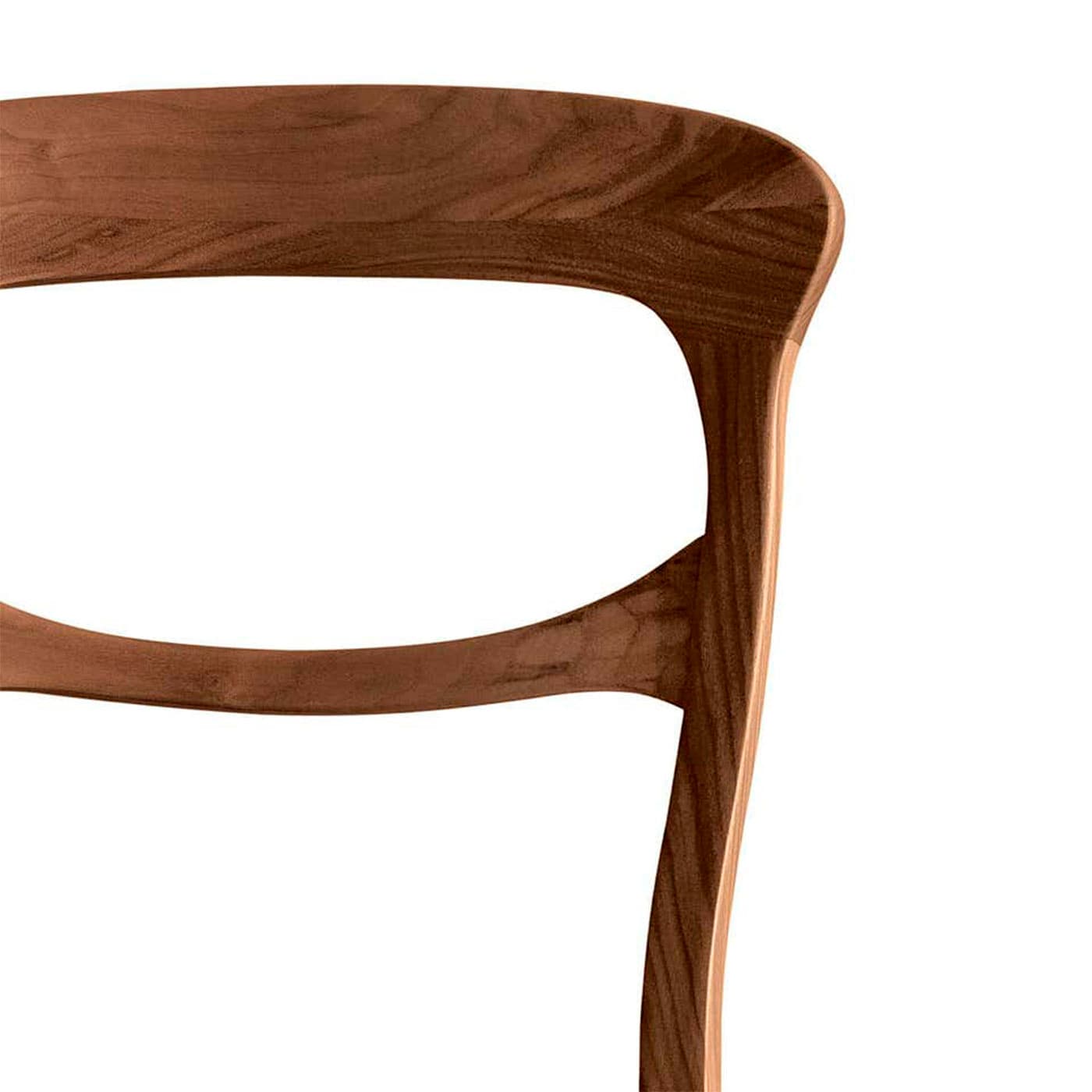 Capotavola natuurlijke massief walnoot stoel met armleuningen | Kleur: Velvet G075 472