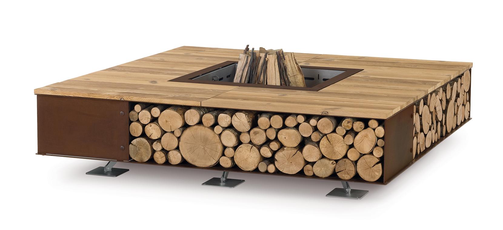 Toast vuurschaal hout